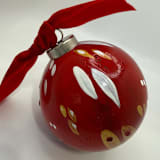 "Santa's Tree" - Ornaments in red by Melissa Stone Mangham