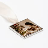 "Custom Square Ornament Silver" - Ornaments in silver by Kimbra Mooers