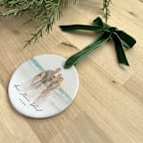"Personalized Vacation Photo Ornament" - Ornaments in white by Holly Whitcomb