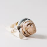 "Neutral Landscape | Ornament 01 | Smokies" - Ornaments in beige by Weronika Zubek