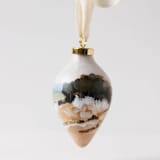 "Neutral Landscape | Ornament 01 | Smokies" - Ornaments in beige by Weronika Zubek