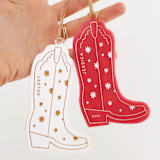 "Cowgirl Boot Ornament" - Ornaments in multicolorassorted-colors by Aislinn Minardi