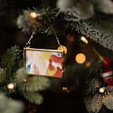 "Watercolor Floral Framed Ornament 6" - Ornaments in multicolor by Jocelyn Elizabeth