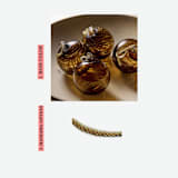 "Tortoiseshell Blown Glass Custom Painted Pet Ornament" - Ornaments in brown by Ashley Myers
