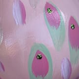 "Essex 3" - Ornaments in pink by Melissa Stone Mangham