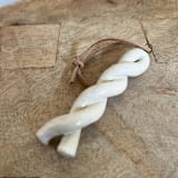 "Ceramic Twist Ornament" - Ornaments in white by Sidney Field