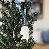 "Custom Silhouette Glass Ornament" - Ornaments in clear by Lindsay Kelly Art