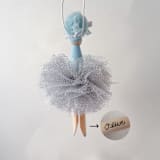 "Doll Ornament" - Ornaments in blue by Lori Wemple