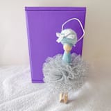 "Doll Ornament" - Ornaments in blue by Lori Wemple
