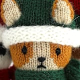 "Puppy Ornaments, set of 3" - Ornaments in multicolor by Melange Collection