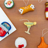 "Felt Margarita Ornament" - Ornaments in multicolor by Global Goods Partners