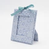 "Mini Blockprint Picture Frame Ornament | Starry Night" - Ornaments in blue by Inner Child