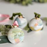 "Glow" - Ornaments in blue by Arohika Verma