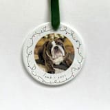 "Personalized Pet Photo Ornament - Holiday Lights" - Ornaments in multicolorassorted-colors by Holly Whitcomb