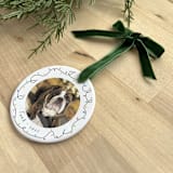 "Personalized Pet Photo Ornament - Holiday Lights" - Ornaments in multicolorassorted-colors by Holly Whitcomb