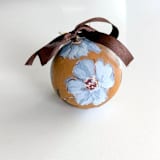 "Blue Florals" - Ornaments in blue by Arohika Verma