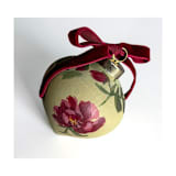 "Winter Roses" - Ornaments in green by Arohika Verma