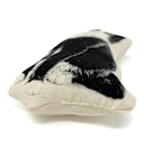 "Silkscreen Black and White Kitten Ornament" - Ornaments in black by Broderpress