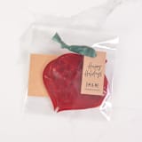 "Acrylic Christmas Ornament, Transparent Red" - Ornaments in red by Em and Me Studio