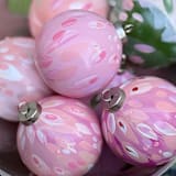 "Essex 5" - Ornaments in pink by Melissa Stone Mangham