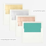"Coming Soon" - Pregnancy Announcements in Cloud by Roxy Cervantes - Envelope Liner Options