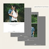 "Extra cheer this year" - Pregnancy Announcements in Cloud by Lea Delaveris - Back of Card Options
