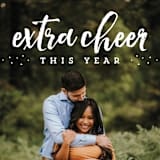 "Extra cheer this year" - Pregnancy Announcements in Cloud by Lea Delaveris - Detail