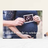 "More to celebrate" - Pregnancy Announcements in Pearl by Lea Delaveris - Front
