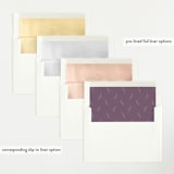 "Great and small" - Pregnancy Announcements in Lavender by Lea Delaveris - Envelope Liner Options