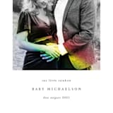 "Rainbow Light" - Pregnancy Announcements in Rainbow by Maria Hilas-Louie - Detail