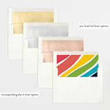 "Rainbow Light" - Pregnancy Announcements in Rainbow by Maria Hilas-Louie - Envelope Liner Options
