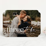 "Three to be" - Pregnancy Announcements in Flour by Lea Delaveris - Front
