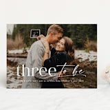 "Three to be" - Pregnancy Announcements in Flour by Lea Delaveris - Front