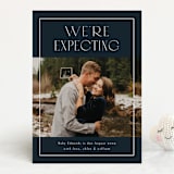 "Eternity" - Pregnancy Announcements in Navy by Stacey Meacham - Front