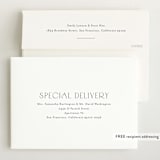 "Eternity" - Pregnancy Announcements in Navy by Stacey Meacham - FREE Recipient Addressing