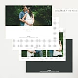 "Signed By Us" - Pregnancy Announcements in Moon by Nicole Walsh - Back of Card Options