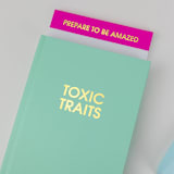 "Prepare to Be Amazed - Lined Notepad" - Notepad in pink by Chez Gagné