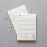 "Make a Note Of It // Note Pad" - Notepad in blue by Jen Simpson