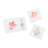 "Flora Temporary Tattoos - Pack of 2" - Party Favors in multicolor by Jollity and Co