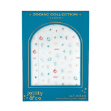 "Zodiac Scorpio Nail Stickers - Set of 1 Sheet, 100 Nail Stickers" - Party Favors in multicolor by Jollity and Co