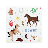 "Yeehaw Sticker Stickers - Set of 4" - Party Favors in multicolor by Jollity and Co