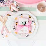 "Meowloween Temporary Tattoos" - Party Favors in white by Jollity and Co