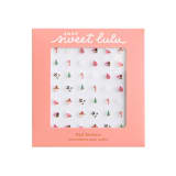 "Jingle All the Way Nail Stickers - Set of 1 Sheet of 64 Nail Stickers" - Party Favors in multicolor by Jollity and Co