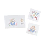 "Bunnies In The Garden Overalls Bunny Temporary Tattoos" - Party Favors in multicolor by Jollity and Co
