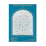 "Zodiac Libra Nail Stickers - Set of 1 Sheet, 100 Nail Stickers" - Party Favors in multicolor by Jollity and Co