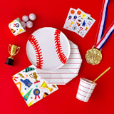 "Good Sport Sticker Set - Pack of 4" - Party Favors in multicolor by Jollity and Co