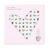 "Bow Wow Nail Stickers - Set of 1 Sheet, 100 Nail Stickers" - Party Favors in multicolor by Jollity and Co