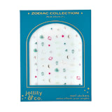 "Zodiac Aquarius Nail Stickers  - Set of 1 Sheet, 100 Nail Stickers" - Party Favors in multicolorassorted-colors by Jollity and Co