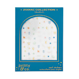 "Zodiac Taurus Nail Stickers - Set of 1 Sheet, 100 Nail Stickers" - Party Favors in multicolor by Jollity and Co