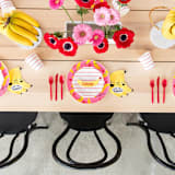 "Bananas For You Valentine's Day Temporary Tattoos - Set of 2 Tattoos" - Party Favors in pink by Jollity and Co